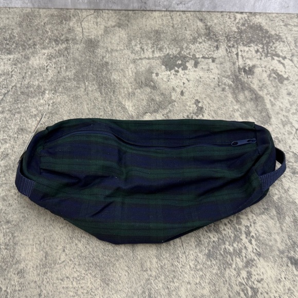 Vintage Tommy Hilfiger Toiletry Pencil Bag Plaid Zip Pouch - Picture 2 of 5